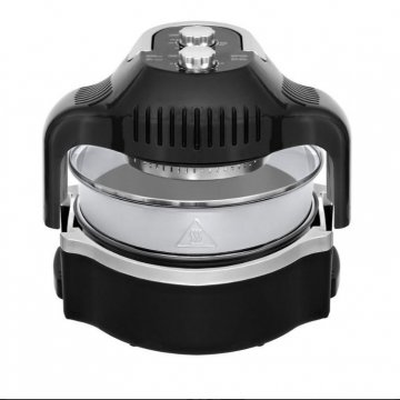 air fryer silver black big boss cooklite aero fryer